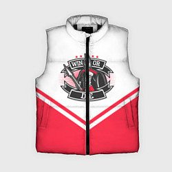 Женский жилет Победи или умри, цвет: 3D-черный