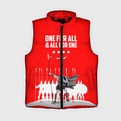 Женский жилет One for all & all for one, цвет: 3D-черный