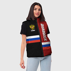 Женский жилет Murmansk, Russia, цвет: 3D-красный — фото 2