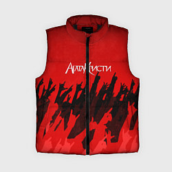 Женский жилет Агата Кристи: Высший рок, цвет: 3D-черный