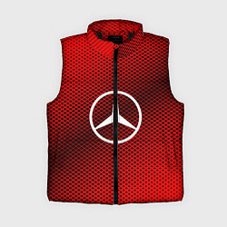 Женский жилет Mercedes: Red Carbon, цвет: 3D-черный