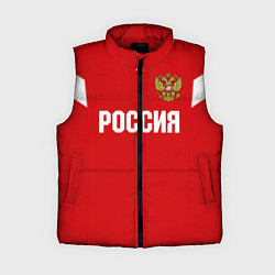 Женский жилет Сборная России, цвет: 3D-красный