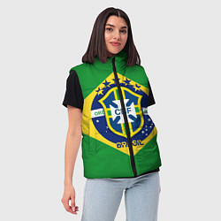 Женский жилет CBF Brazil, цвет: 3D-красный — фото 2