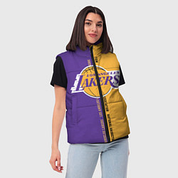 Женский жилет NBA: LA Lakers, цвет: 3D-красный — фото 2