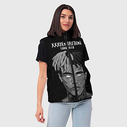Женский жилет XXXTentacion: 1998-2018, цвет: 3D-красный — фото 2