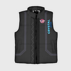 Женский жилет Cyberpunk 2077: Crystal Jock, цвет: 3D-черный