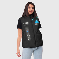 Женский жилет Detroit: Android RK800, цвет: 3D-черный — фото 2