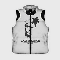 Женский жилет XXXTentacion RIP, цвет: 3D-светло-серый