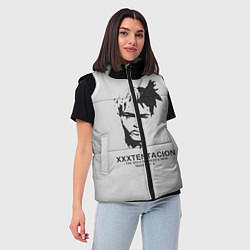 Женский жилет XXXTentacion RIP, цвет: 3D-черный — фото 2