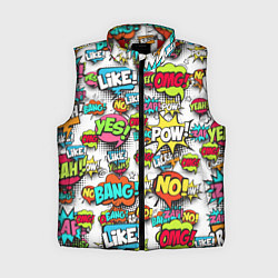 Женский жилет Pop art Fashion, цвет: 3D-красный
