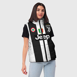Женский жилет FC Juventus 18-19, цвет: 3D-светло-серый — фото 2