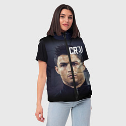 Женский жилет RONALDO CR7, цвет: 3D-черный — фото 2