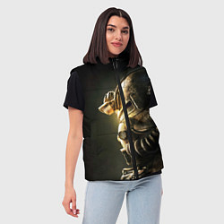 Женский жилет Армированный шлем, цвет: 3D-черный — фото 2