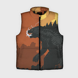 Женский жилет Godzilla: Monster Smoke, цвет: 3D-черный