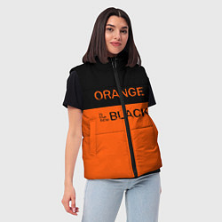 Женский жилет Orange Is the New Black, цвет: 3D-черный — фото 2