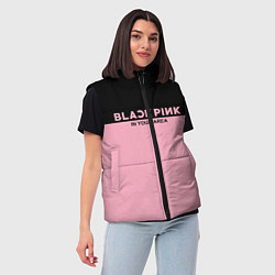 Женский жилет Black Pink: In Your Area, цвет: 3D-красный — фото 2