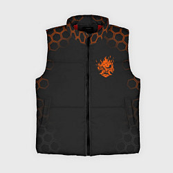 Женский жилет Cyberpunk 2077: Samurai, цвет: 3D-красный