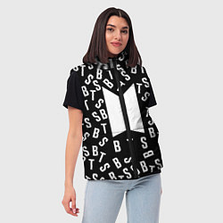 Женский жилет BTS: Black Style, цвет: 3D-черный — фото 2
