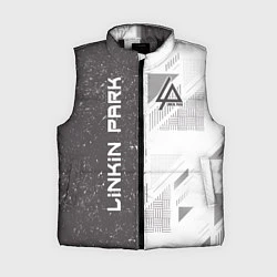 Женский жилет Linkin Park: Grey Form, цвет: 3D-черный