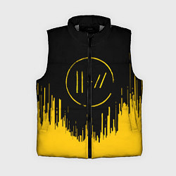 Женский жилет 21 Pilots: Black Side, цвет: 3D-светло-серый