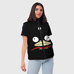 Женский жилет Лицо Ниблера, цвет: 3D-красный — фото 2