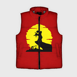 Женский жилет Гомер и барт, цвет: 3D-светло-серый