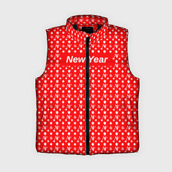 Женский жилет New Year fashionable, цвет: 3D-черный