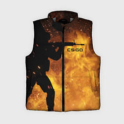 Женский жилет CS:GO Dark Fire, цвет: 3D-светло-серый