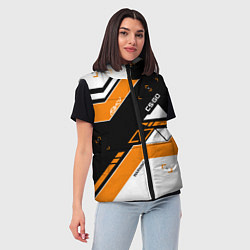 Женский жилет CS:GO Asiimov Inverted, цвет: 3D-черный — фото 2