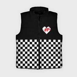 Женский жилет ФРЕНДЗОНА: ЧБ