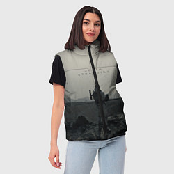 Женский жилет Death Stranding, цвет: 3D-черный — фото 2