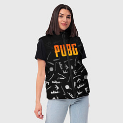 Женский жилет PUBG Master, цвет: 3D-черный — фото 2