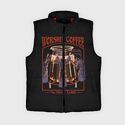 Женский жилет Worship Coffee, цвет: 3D-красный
