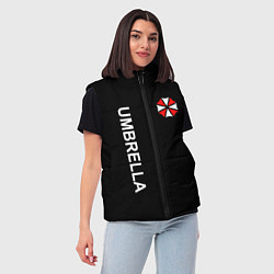 Женский жилет UMBRELLA CORP, цвет: 3D-красный — фото 2