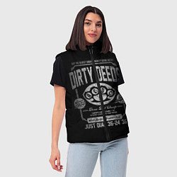 Женский жилет AC/DC: Dirty Deeds, цвет: 3D-светло-серый — фото 2