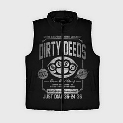 Женский жилет AC/DC: Dirty Deeds, цвет: 3D-черный