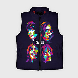 Женский жилет The Beatles: Art Faces, цвет: 3D-красный