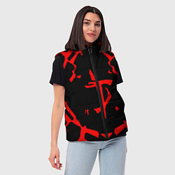 Женский жилет DOOM: Red Slayer, цвет: 3D-черный — фото 2