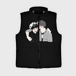 Женский жилет My Hero Academia целуются, цвет: 3D-светло-серый