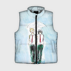 Женский жилет Геройская Академия, цвет: 3D-светло-серый