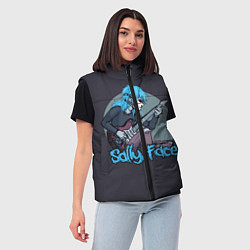 Женский жилет Sally Face: Rock, цвет: 3D-черный — фото 2