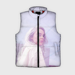 Женский жилет Billie Eilish: Light Pink, цвет: 3D-красный