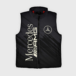 Женский жилет Mercedes AMG: Black Edition, цвет: 3D-красный