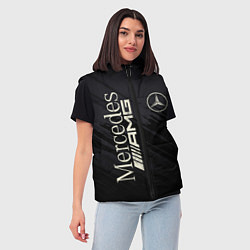 Женский жилет Mercedes AMG: Black Edition, цвет: 3D-черный — фото 2