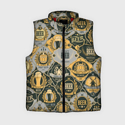 Женский жилет Пивные этикетки мира