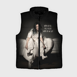 Женский жилет Billie Eilish: Bad Guy, цвет: 3D-черный