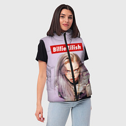 Женский жилет Billie Eilish: Bored, цвет: 3D-черный — фото 2