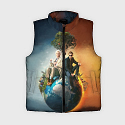 Женский жилет Good Omens, цвет: 3D-черный