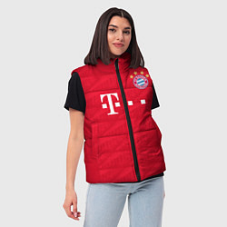 Женский жилет FC Bayern: Lewandowski Home 19-20, цвет: 3D-черный — фото 2