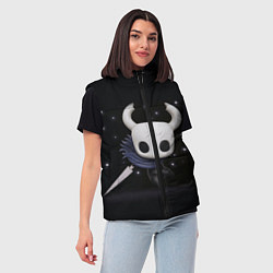 Женский жилет Hollow Knight, цвет: 3D-светло-серый — фото 2